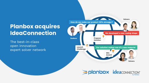 Planbox Acquires IdeaConnection, the Best-in-Class Open Innovation Expert Solver Network