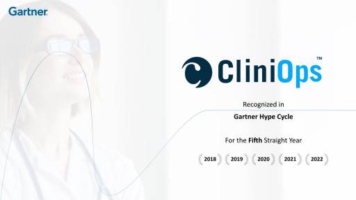 CliniOps Recognized in Gartner&#174; Hype Cycles for Fifth Straight Year