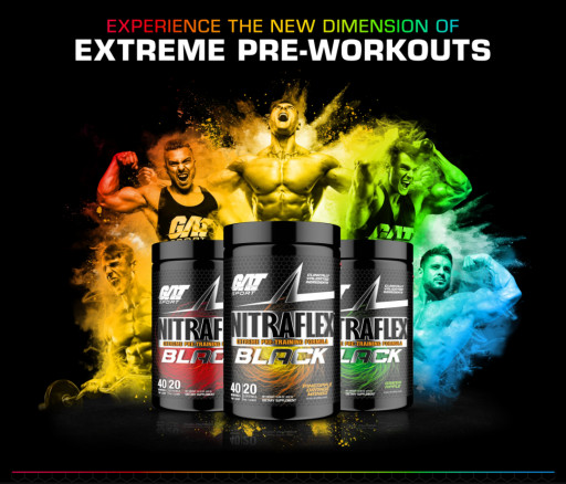 GAT Sport Releases a New Power-Surging Extreme Pre-Workout Experience—NITRAFLEX BLACK