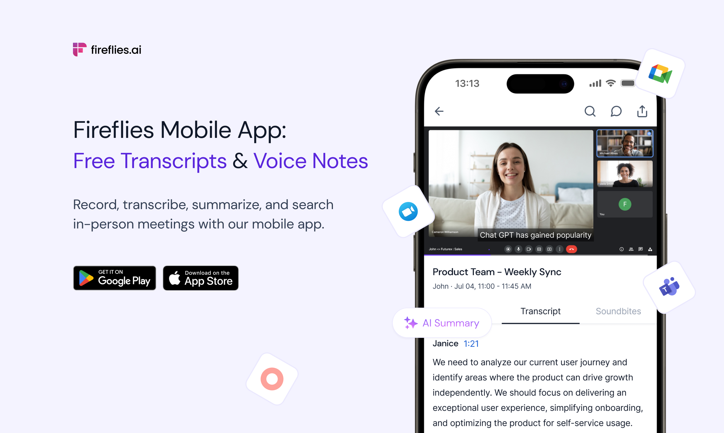 Fireflies.ai Note Taker In Microsoft Teams Fireflies.ai Launches Mobile App, Bringing Its AI Notetaker to In