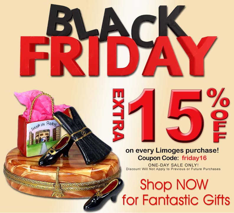 Black Friday Exceptional Savings On French Limoges Boxes Gifts
