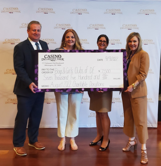 Delaware Park Casino & Racing Donates to Boys and Girls Club of Delaware