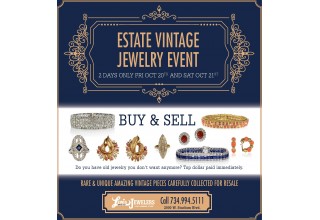 Estate, Vintage, and Jewelry Event Sale at Lewis Jewelers