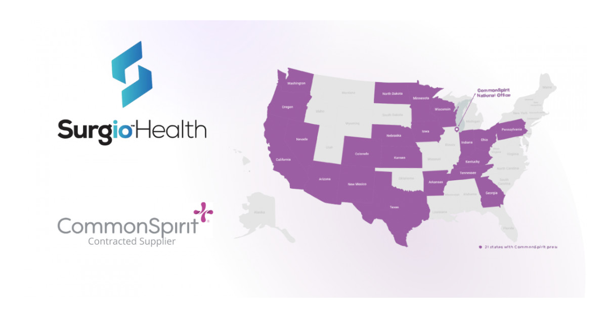 Surgio Health Selected By Commonspirit Health For Instrument Tracking ...