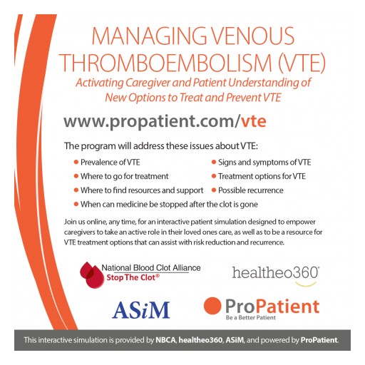 Activating Caregiver and Patient Understanding of New Options to Treat and Prevent VTE (Blood Clots)