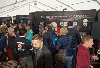 Thousands toured the CCHR Psychiatry: An Industry of Death exhibit in Berlin.