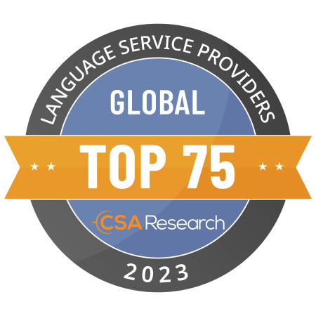CSA Top 75 Global Language Service Providers