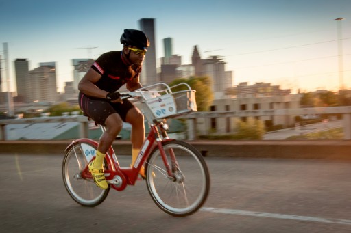 Cyclist Will Complete the 2016 BP MS 150 on a "B-Cycle"