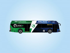A rendering of Pace's forthcoming electric bus design.