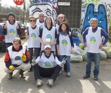 Volunteers from The Way to Happiness Foundation and the Church of Scientology Monza hold neighborhood cleanups to keep their city safe and green. 