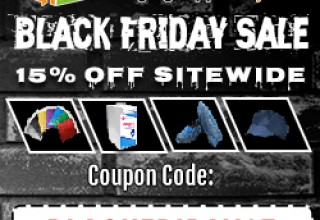 Black Friday Sale! 15 Percent Off on Entire Website
