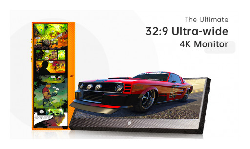 Lukos Announces Launch of the Ultimate 32:9 Ultra-wide Portable 4K Monitor