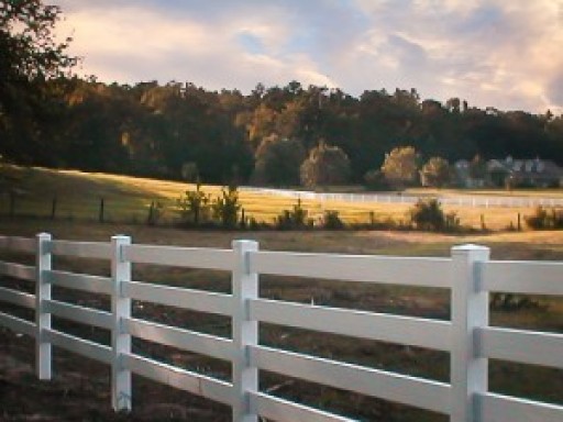 Vinyl Fencing is Less Expensive Than Wood or Iron Fences and is Easier to Clean.