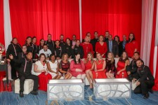 Hilton Clearwater Beach Resort & Spa Team at Peppermint Twist Party