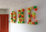 Pom Pom Birthday Letters By Pretti Mini