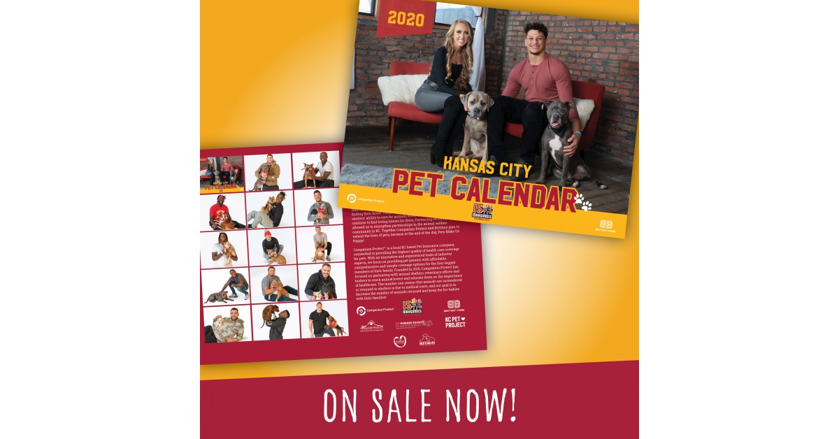Companion Protect and Brittany Matthews Launch 2020 KC Pet Calendar Benefiting Local Shelters ...
