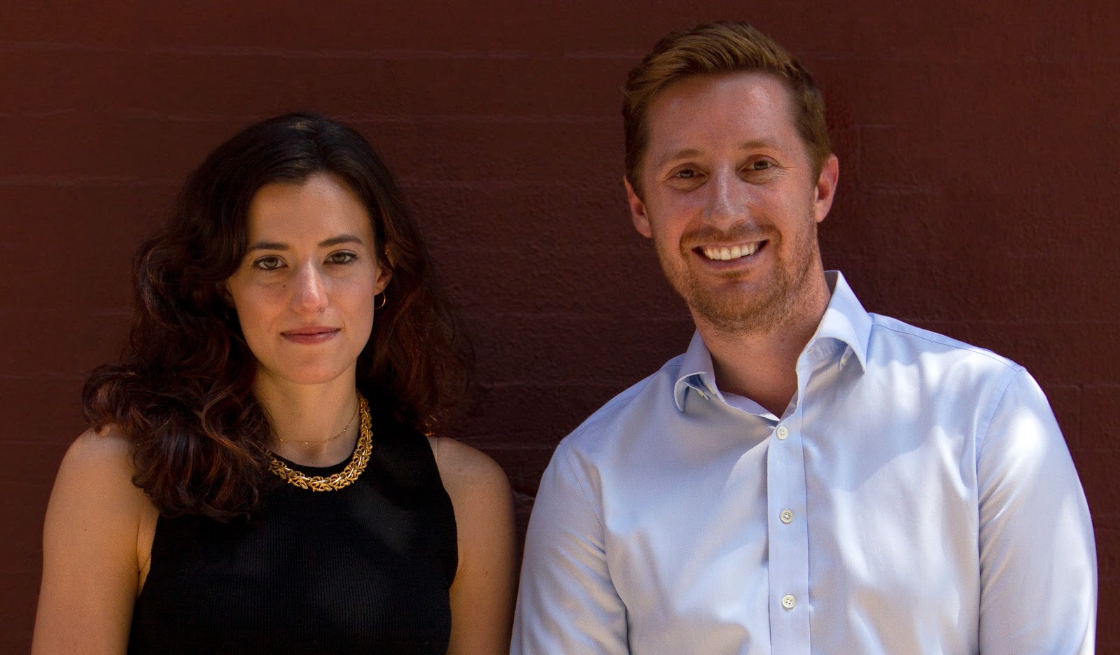 BlockFi co-founders Flori Marquez, left, and Zac Prince, right