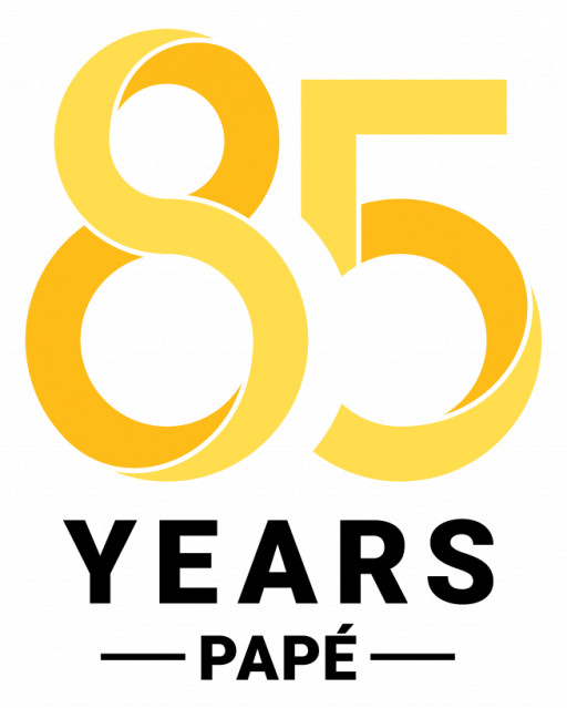 Pap\u00e9 85th Anniversary Logo