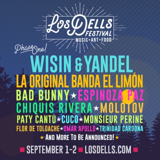 Los Dells Festival, the First & Biggest Multi-Genre Latin Music & Arts Festival in the Midwest Announces the First Wave of Artists for 2018