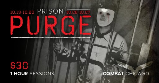 iCombat Invites Patrons to Participate in a Purge-Themed Halloween Event With Tactical Laser Tag at Their Schiller Park Location