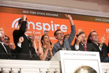 Inspire Investing rings the New York Stock Exchange closing bell.