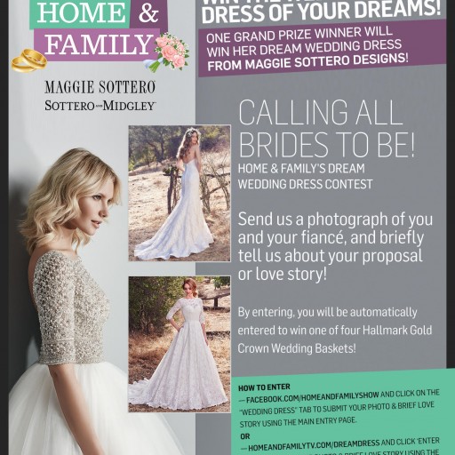 Win the Wedding Dress of Your Dream on Hallmark Channel's Home & Family