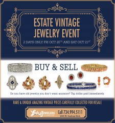 Estate, Vintage, and Jewelry Event Sale at Lewis Jewelers