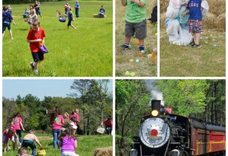 The Easter Egg Express at Texas State Railroad
