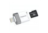 Gigastone CR8600 iPhone Flash Drive MicroSD Card Reader 