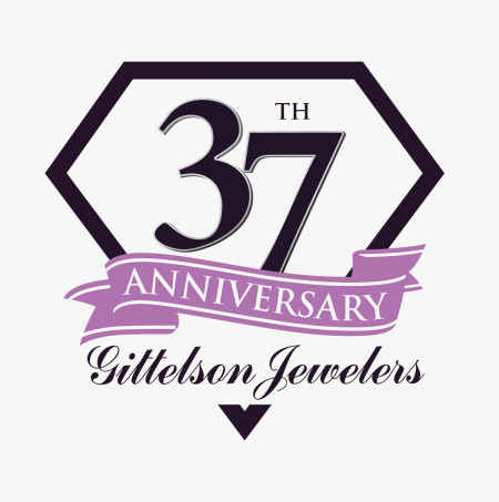 Gittelson Jewelers 37th Anniversary Logo