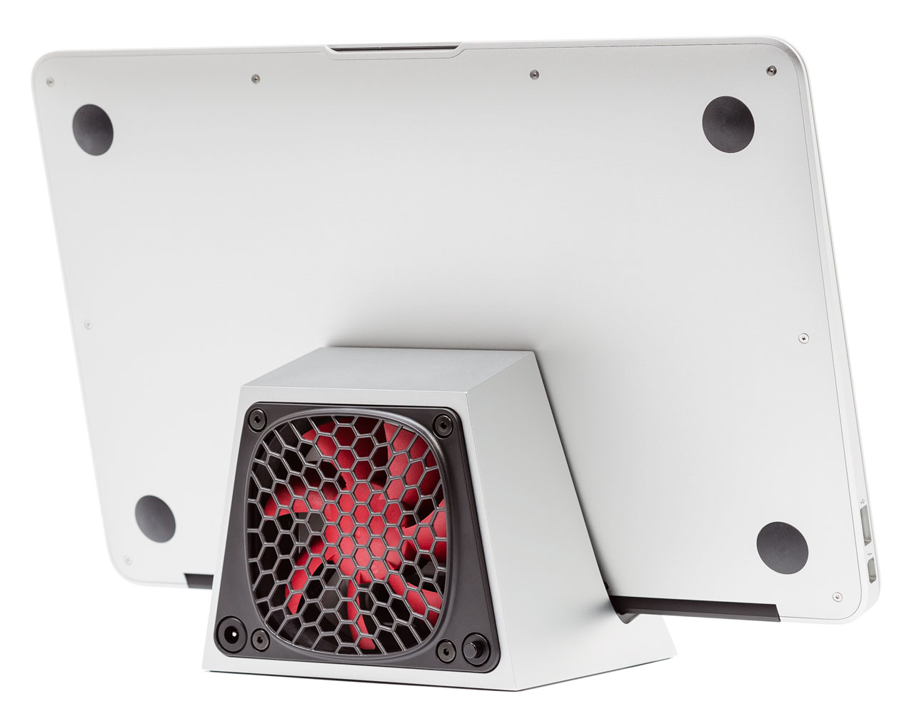 vertical laptop stand with fan