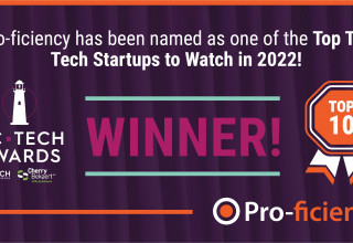 Pro-ficiency named as one of Top Ten Startups to Watch in 2022!