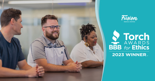 Better Business Bureau Selects Fusion as Winner of 2023 BBB Torch Awards for Ethics
