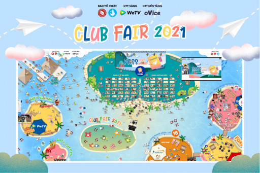 The Foreign Trade University Club Fair is Hosted Online for the First Time at oVice Virtual Space