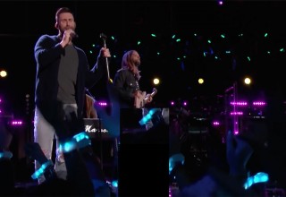 Xylobands Light Up Each Person at a Performance of Maroon 5