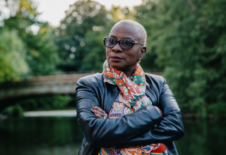 Ang\u00e9lique Kidjo in Prospect Park. Photo courtesy of the Vilcek Foundation