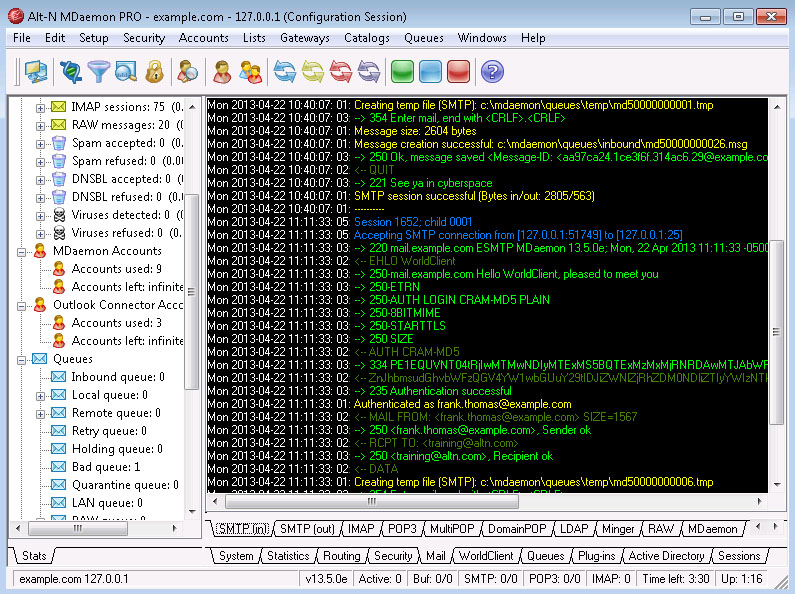 mdaemon messaging server
