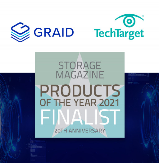 GRAID Technology Named Enterprise Data Storage 2021 Product of the Year Finalist by TechTarget Storage Magazine and SearchStorage