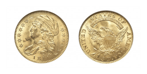 Hard Asset Management Announces Private Treaty Sale of Rare 1811 $5 Small 5 Capped Bust Half-Eagle