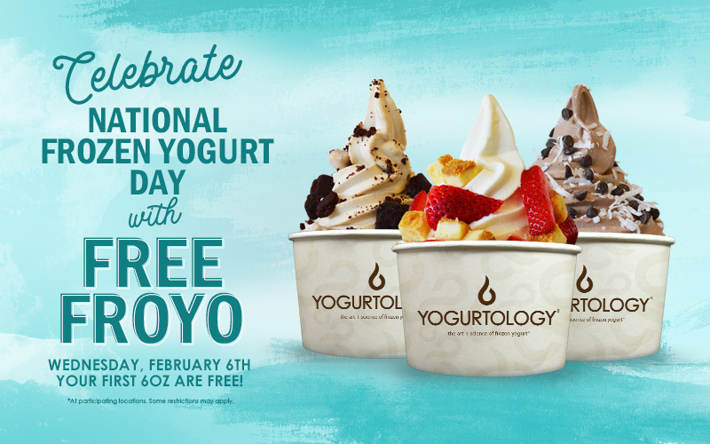 Yogurtology Celebrates National Frozen Yogurt Day All Day With Free