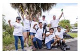 Members of The Way to Happiness Association of Tampa Bay joined in a cleanup of a stretch of the Pinellas Trail organized by the Clearwater Police Department. 