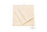 Cream Bamboo Bed Sheets Set Folded View