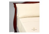 Cream Bamboo Bed Sheets Set On Bed View