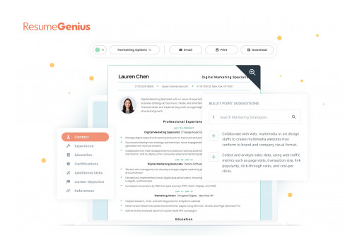 Resume Genius Launches New AI-Powered Resume Builder Software