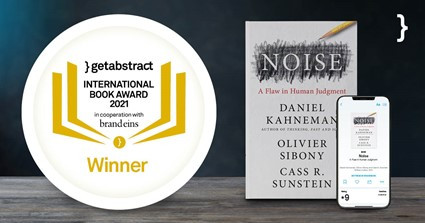 | Best Business Books of the Year: 21st Annual getAbstract International Book Award Goes to Noise - GlobeNewswire