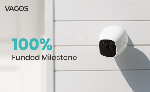 Vacos Cam, AI Wire-Free Security Camera, is 100% Funded and Smashed Funding Goal on Indiegogo