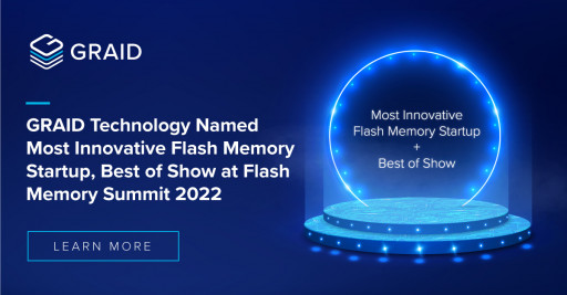 GRAID Technology Named Most Innovative Flash Memory Startup, Best of Show at Flash Memory Summit 2022
