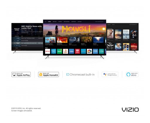 VIZIO Reveals SmartCast™ 3.0 at CES 2019, Adding Support for Apple AirPlay 2 and HomeKit