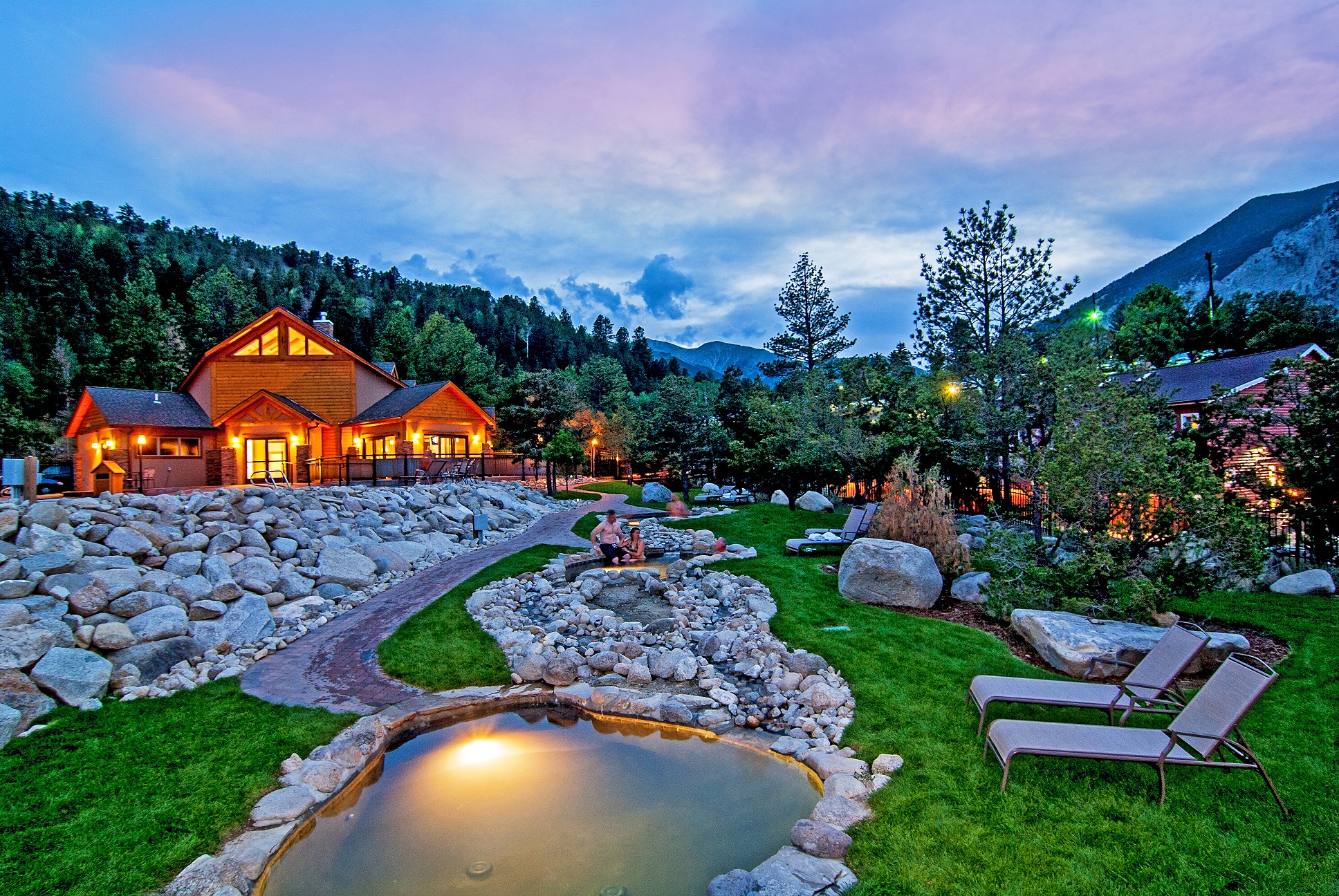 Mount Princeton Hot Springs Resort, Nathrop the thermal waters of