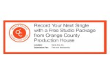 Orange County Production House and Reverbnation Contest